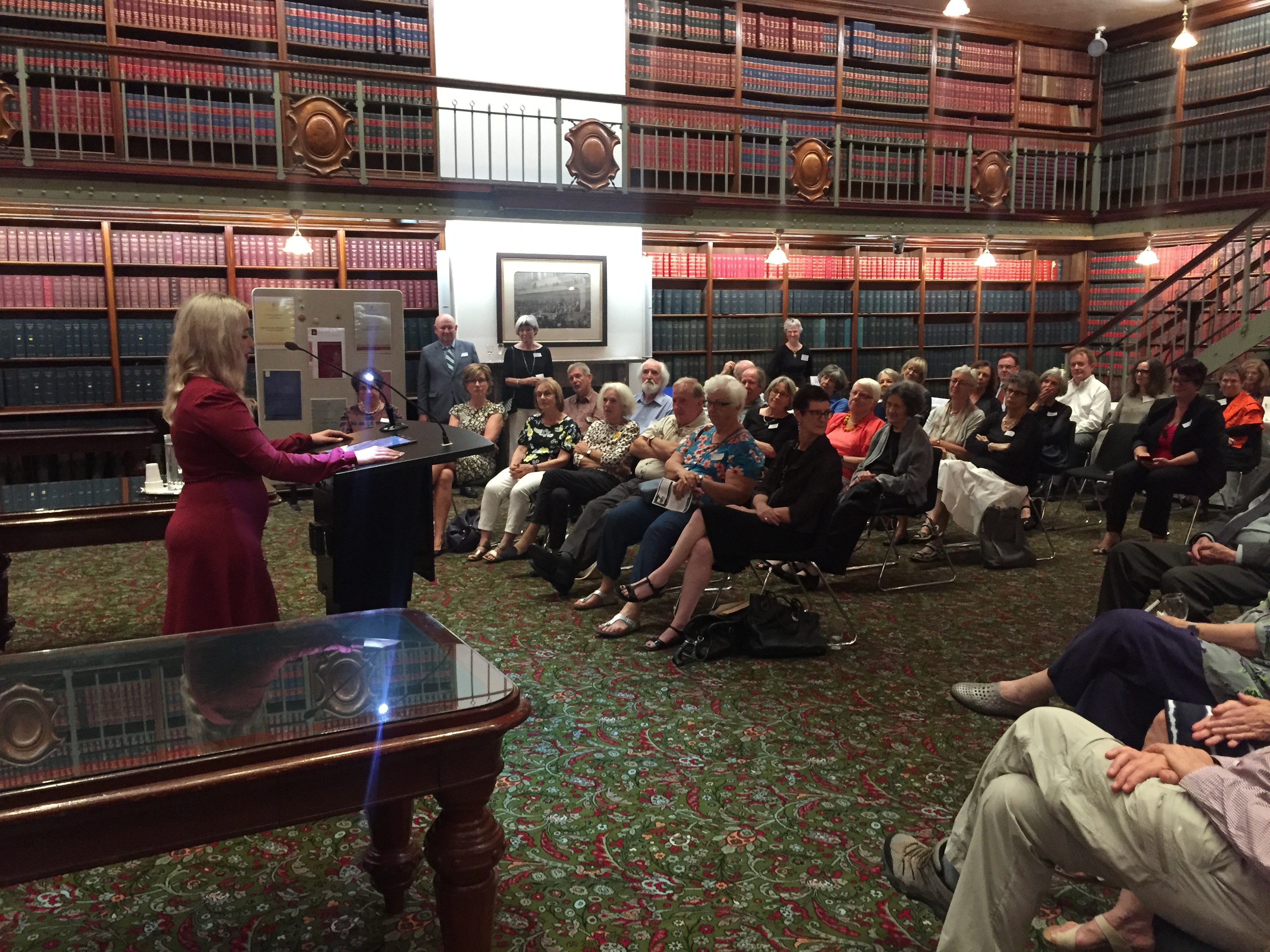 Casey Thompson - POSC launch NSW Parliament April 2018