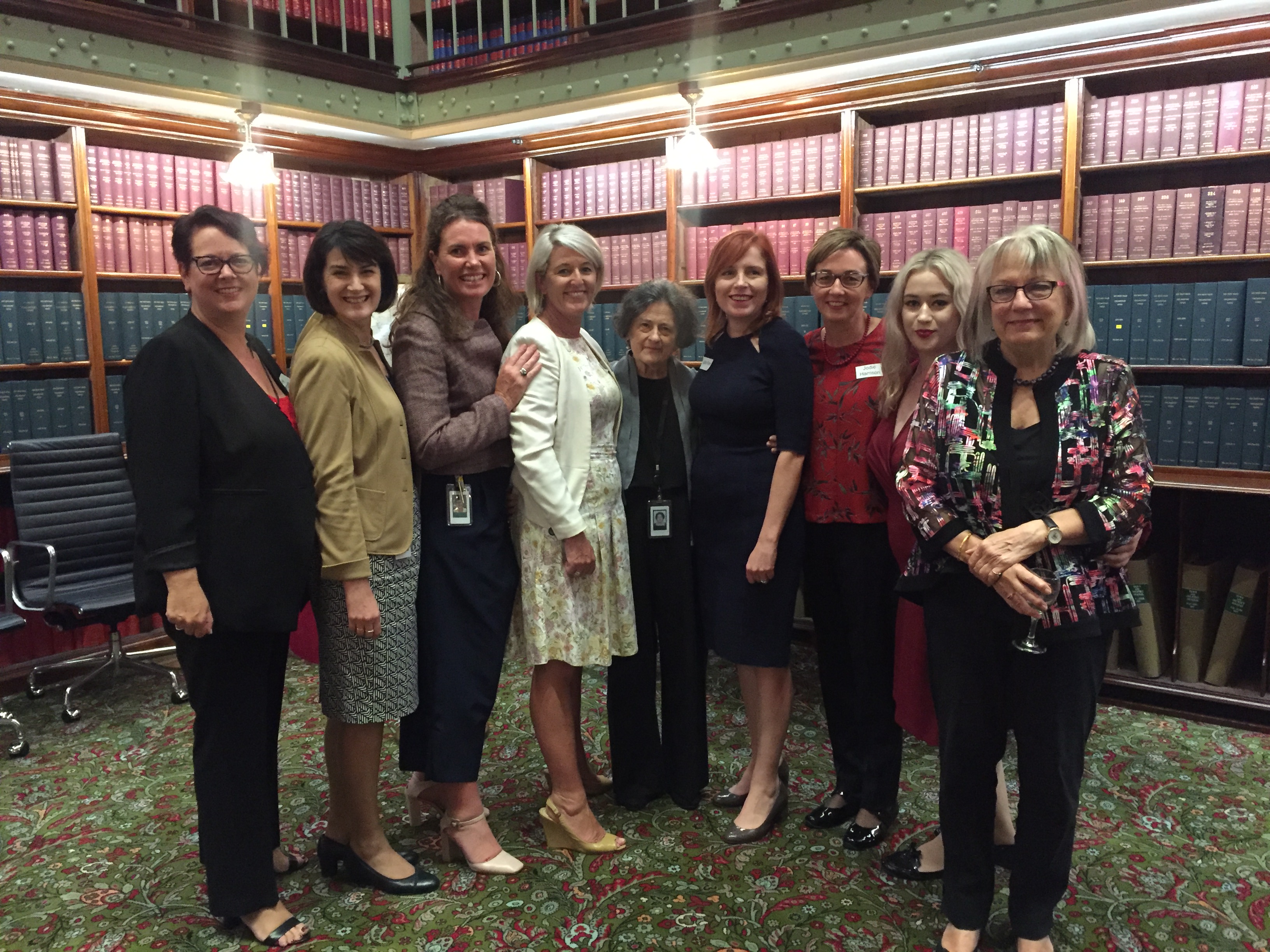 Ann Symonds and guests - POSC launch NSW Parliament April 2018